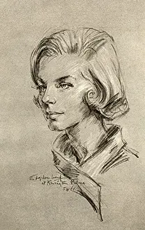 Ward Prints: Miss Katharine Worsley (Duchess of Kent) by Stephen Ward