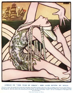 Pavilion Prints: Miss Lauri Devine as Lorelei of This Year of Grace