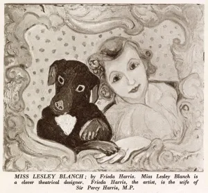 Exhibition Prints: Miss Leslie Blanch by Frieda Harris
