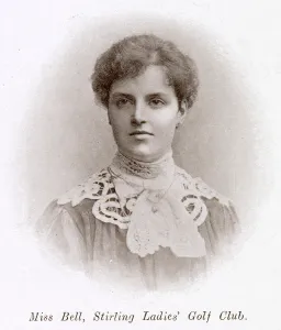 Golf Prints: Miss Mary Bell, Stirling Ladies Golf Club