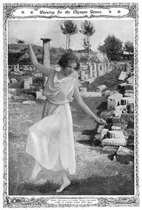 Maud Prints: Miss Maud Allan in the ruins of Olympia