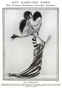 1919 Prints: Mistinguett, performing at the Casino de Paris