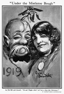 Smiling Prints: Under the Mistletoe Bough by Bruce Bairnsfather