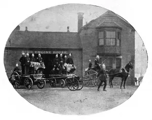 Brewery Prints: Mitchells and Butlers Brewery fire engine