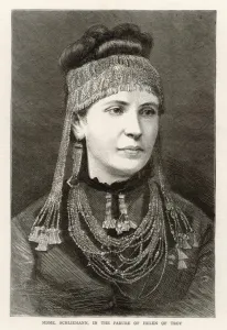 Ornaments Prints: Mme. Schliemann & Jewels