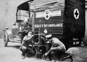 Carried Prints: Mobile x-ray unit