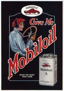 Vintage Prints: Mobiloil advertisement