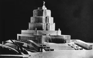 Architectural Prints: Model of the Palace of the Soviets, unbuilt design