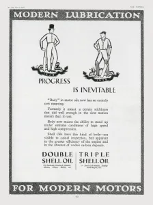 Fuel Prints: Modern Lubrication Advertisement