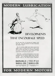 Fuel Prints: Modern Lubrication Advertisement