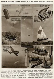 Rescue Prints: Modern methods of sea rescue by G. H. Davis