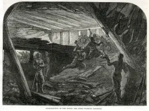 Images Dated 5th July 2019: Mont Cenis tunnel 1869