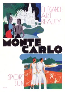 Glamour Prints: Monte Carlo advertisement 1931