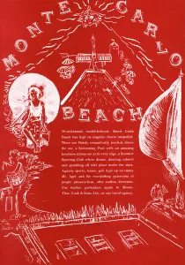 Vacation Prints: Monte Carlo Beach advertisement