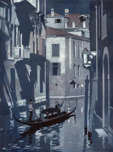 Venetian Prints: Moonlight Melody, drawn by Douglas Wales