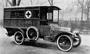 2004 Prints: A motor ambulance supplied by Carters, New Cavendish Street