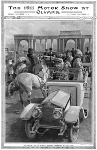 Horse Back Prints: The motor car in society, 1911