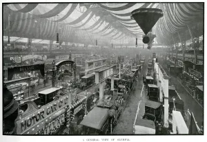 Displayed Prints: Motor Show at Olympia 1907