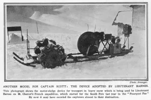 Sledge Prints: A motor sledge for the South Pole