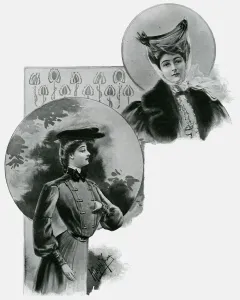 Straw Prints: Motoring attire for women 1905