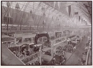 Displayed Prints: Motoring Show at Olympia 1906