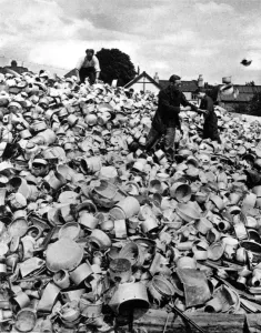 Aeroplane Prints: A Mound of Aluminium, July 1940