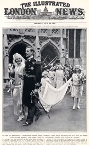 Ashley Prints: Mountbatten wedding 1922
