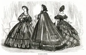 Images Dated 21st January 2019: Mourning dress 1861