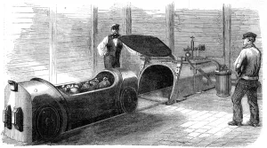 Link Prints: The Mouth and Carriage of the Pneumatic Letter and Parcel Co