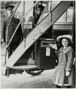 Communications Prints: Moving Post Office in Worcestershire 1909