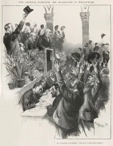 Elderly Prints: Mr Gladstone at Dalkeith