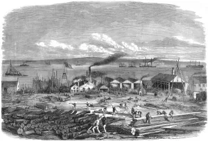 Liverpool Prints: Mr. Lairds ship-building yard, Liverpool