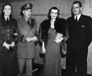 Argyll Prints: Mr and Mrs Charles Sweeny at premiere of Flying Fortress