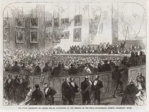 Livingstone Prints: Mr. Young describing search for Livingstone