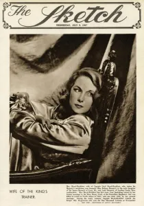 1947 Prints: Mrs. Boyd-Rochford, wife of the Kings trainer, 1947