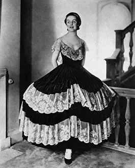 Freeman Prints: Mrs Bryan Guinness (Diana Mitford) in Mariette crinoline