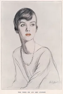 Lip Stick Prints: Mrs Carol Carstairs, Art Dealers Wife