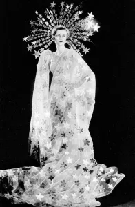 Pageant Prints: Mrs Charles Sweeny as Astrae the Star-Maiden