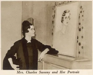 Scandal Prints: Mrs Charles Sweeny contemplating her portrait