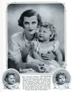 Argyll Prints: Mrs Charles Sweeny and daughter