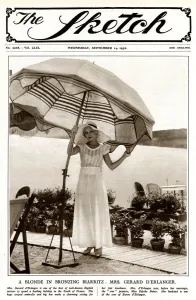 Summer Prints: Mrs Gerard D Erlanger at Biarritz