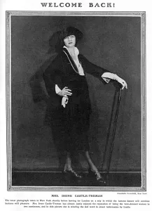 Cane Prints: Mrs Irene Castle