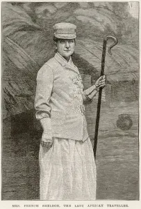 1891 Prints: Mrs. Mary French Sheldon, 1891