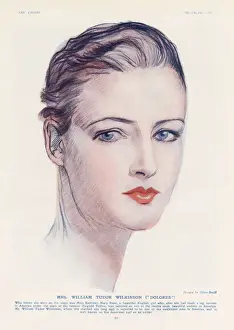 Beautiful Prints: Mrs William Tudor Wilkinson aka Dolores by Olive Snell