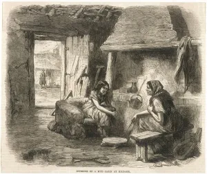 Kettle Prints: Mud cabin at Kildare, Ireland