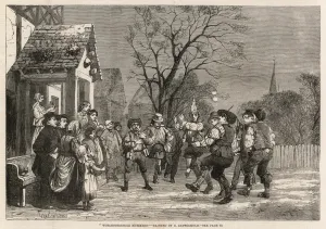 Customs Prints: Mummers, Worcestershire