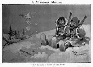 Allies Prints: A Murmansk Murmur by Bruce Bairnsfather, WW1 cartoon
