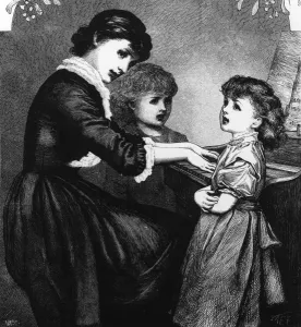 Plays Prints: Music at home: Family at the piano