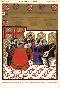 Musicians Prints: Music by King Henry VIII