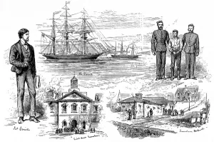 Sailing Prints: The Mutiny on the Caswell, 1876